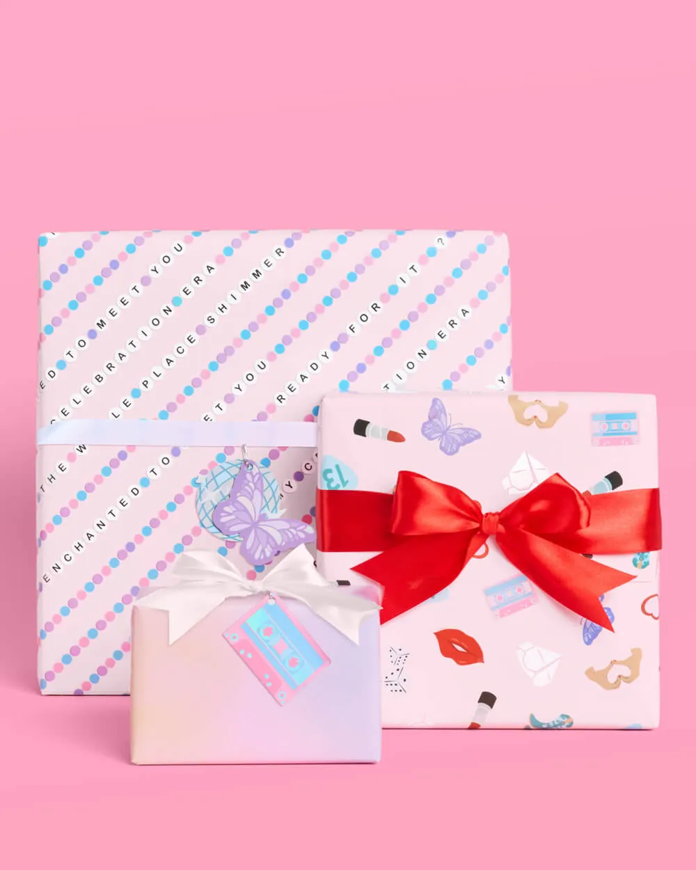 Gifting Era Wrapping Paper - 12 sheets   16 tags
