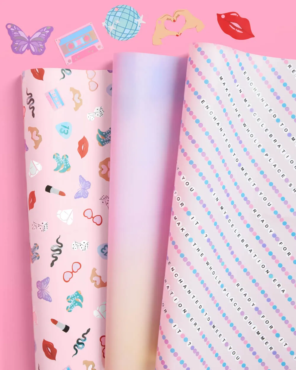 Gifting Era Wrapping Paper - 12 sheets   16 tags