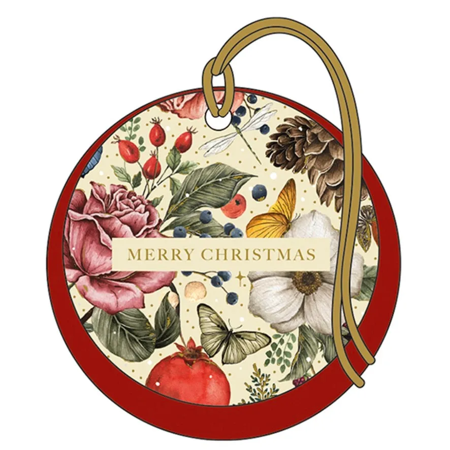 Large Fruit and Flower Christmas Gift Bag