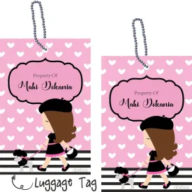 Luggage Tags - Paris Dog