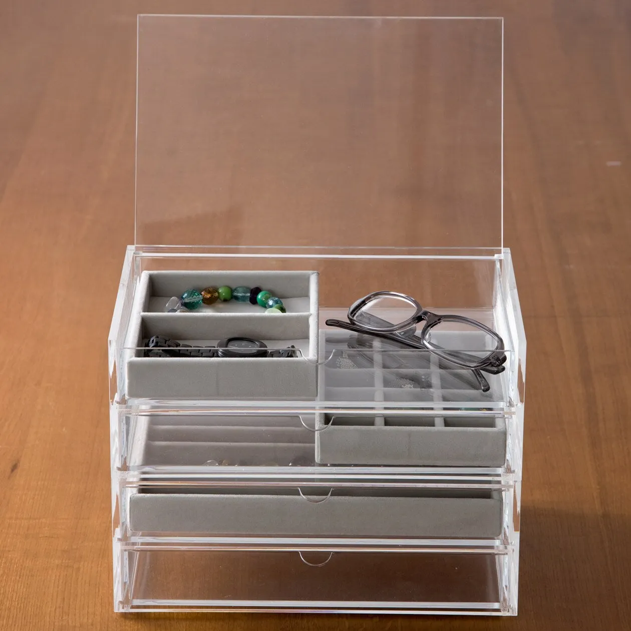 Stackable Velour Case for Accessories