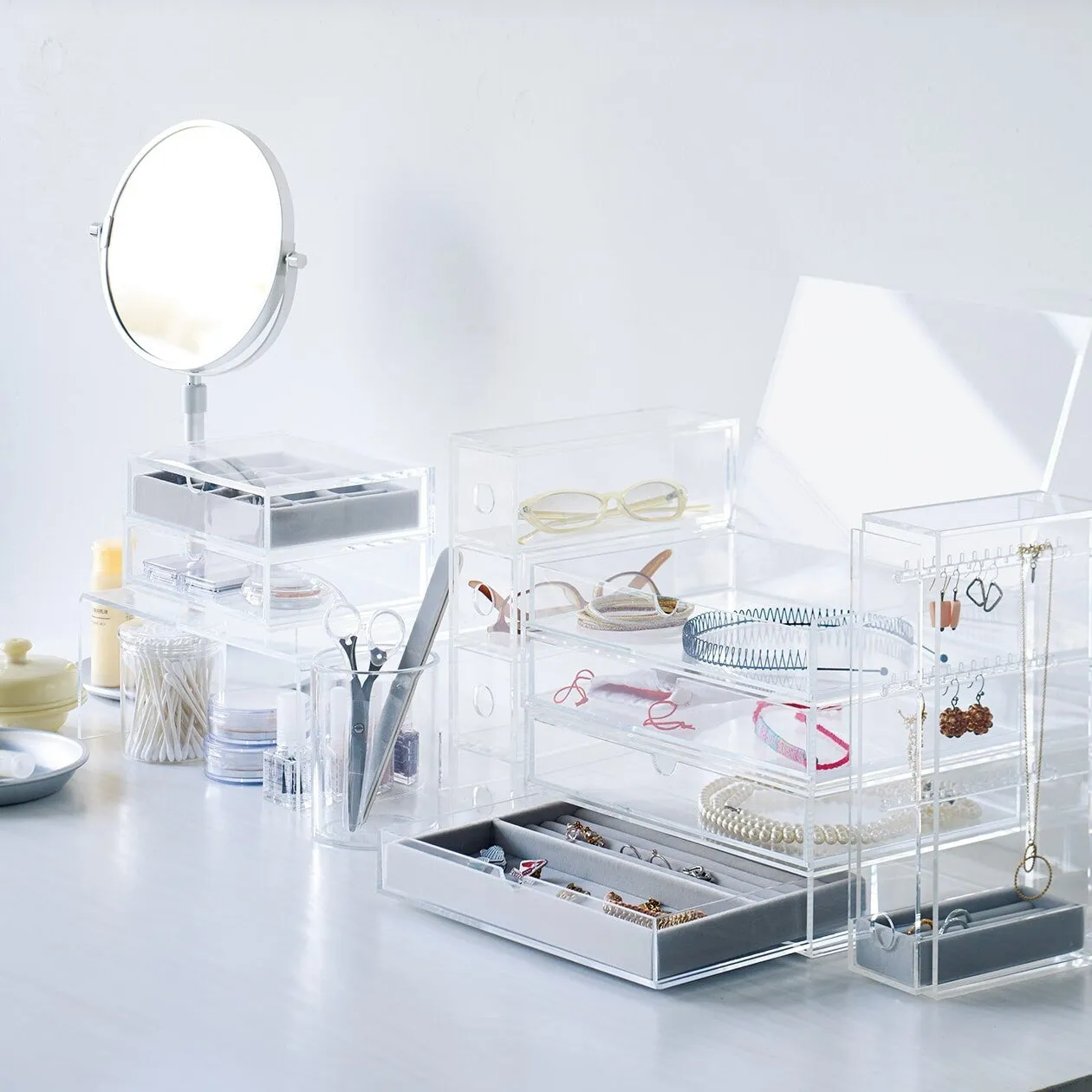 Stackable Velour Case for Accessories