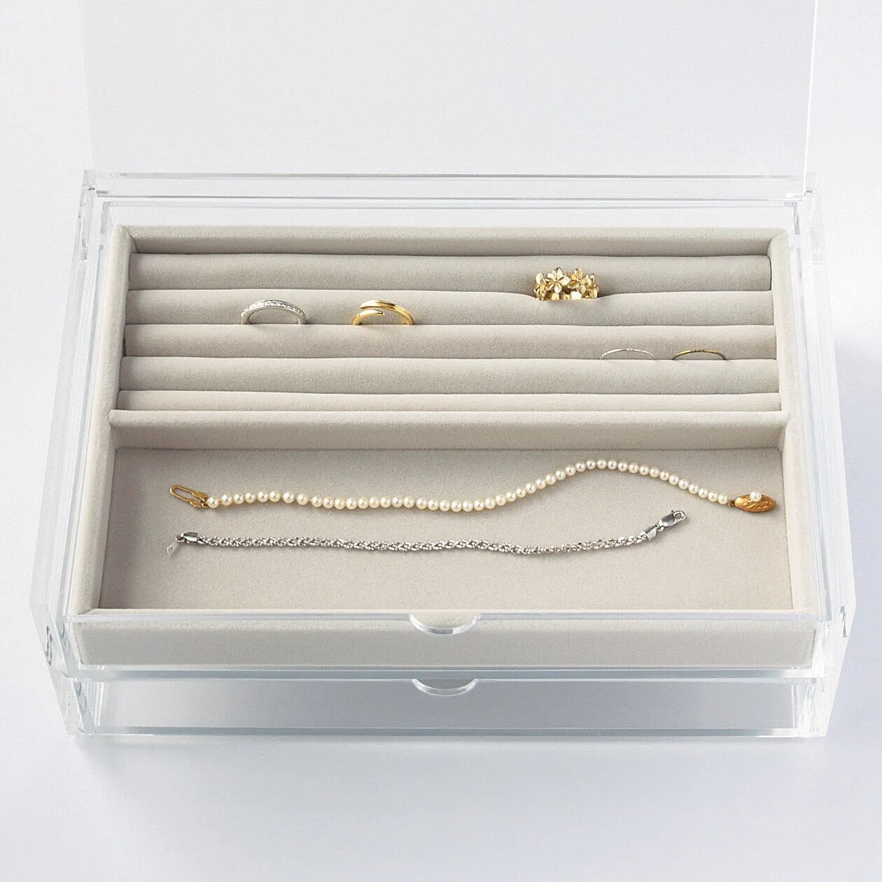 Stackable Velour Case for Accessories
