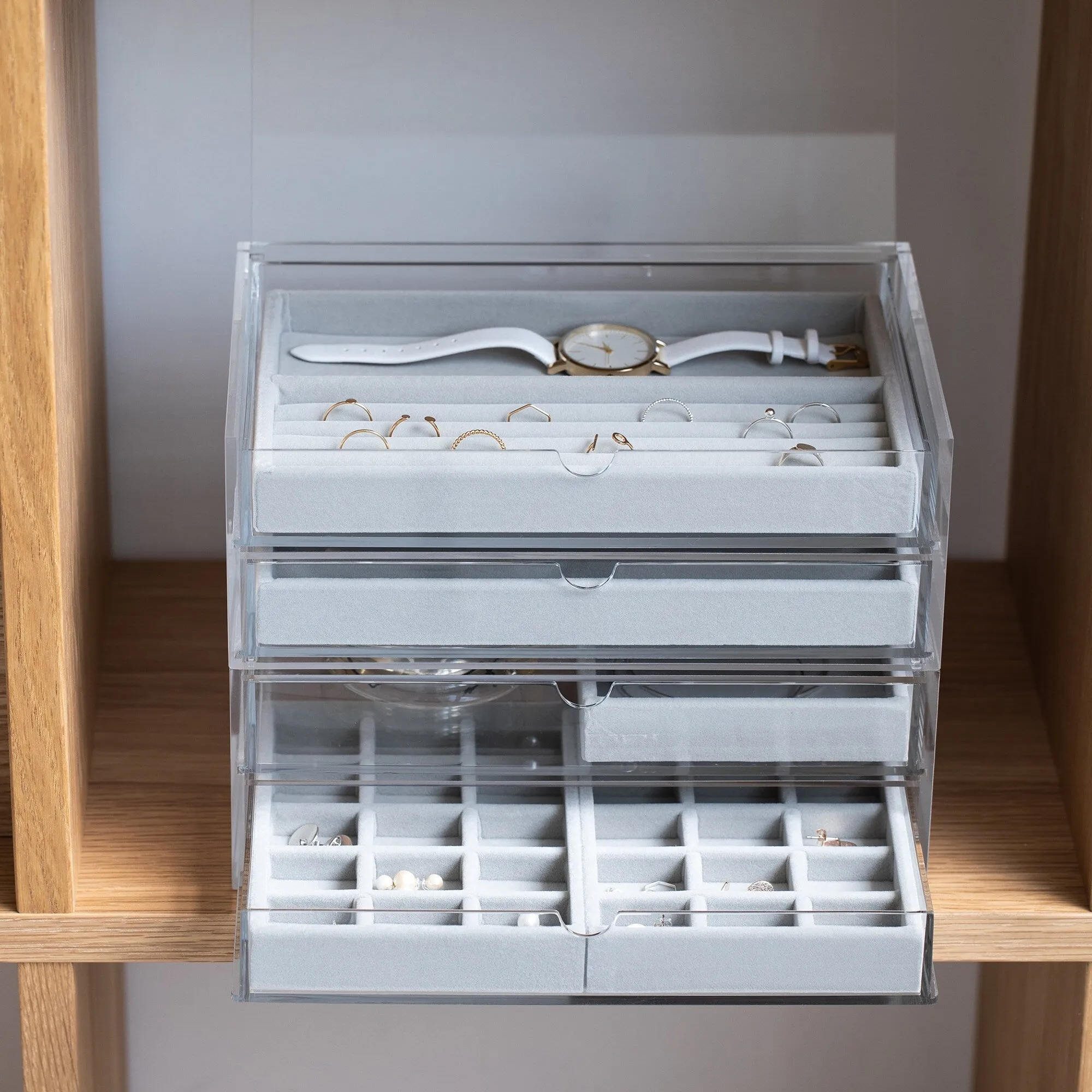 Stackable Velour Case for Accessories