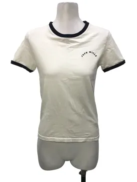 White Brand Name T-Shirt